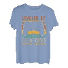 Leveled Up To Dad Of Twins Est 2021 Vatertag. T-Shirt