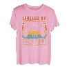 Leveled Up To Dad Of Twins Est 2021 Vatertag. T-Shirt