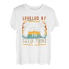 Leveled Up To Dad Of Twins Est 2021 Vatertag. T-Shirt