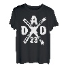 Herren Hapfox werdender Vater 2023 Baby Schwangerschaft T-Shirt