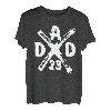 Herren Hapfox werdender Vater 2023 Baby Schwangerschaft T-Shirt