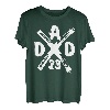 Herren Hapfox werdender Vater 2023 Baby Schwangerschaft T-Shirt