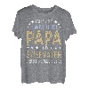 Herren Ich habe zwei Titel Papa und Stiefvater Stiefpapa Bonuspapa T-Shirt