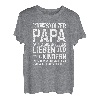 3 Drei 2 Ich bin stolzer Papa von Zwei großartigen Kindern T-Shirt