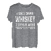 Ich trinke nur 3 Tage die Woche Whisky Lustiger Spruch T-Shirt