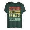 Legendär seit August 1980 43. Geburtstag Vintage T-Shirt