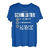 Schulleiter Geschenk Lustiges Schule Lehrer Kollegium Shirt