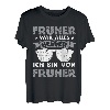 Früher war alles besser ich bin von früher Nostalgiker Rente T-Shirt