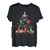 Eishockey Spieler Weihnachten Baumlichter Sportliebhaber T-Shirt