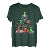 Eishockey Spieler Weihnachten Baumlichter Sportliebhaber T-Shirt
