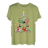 Eishockey Spieler Weihnachten Baumlichter Sportliebhaber T-Shirt