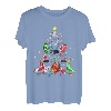 Eishockey Spieler Weihnachten Baumlichter Sportliebhaber T-Shirt