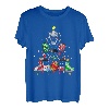 Eishockey Spieler Weihnachten Baumlichter Sportliebhaber T-Shirt