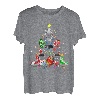 Eishockey Spieler Weihnachten Baumlichter Sportliebhaber T-Shirt