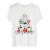 Eishockey Spieler Weihnachten Baumlichter Sportliebhaber T-Shirt