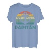 Bester Papa Anker Norden Kapitän Papitän Vatertag T-Shirt