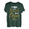 Es braucht viel Glanz, um eine Cheer Mom Gold Golden Text zu sein T-Shirt