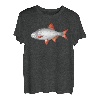 Rotfeder Rotauge Angler Kunst Grafik für Herren Damen Kinder T-Shirt