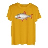 Rotfeder Rotauge Angler Kunst Grafik für Herren Damen Kinder T-Shirt