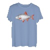 Rotfeder Rotauge Angler Kunst Grafik für Herren Damen Kinder T-Shirt