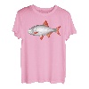 Rotfeder Rotauge Angler Kunst Grafik für Herren Damen Kinder T-Shirt