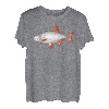 Rotfeder Rotauge Angler Kunst Grafik für Herren Damen Kinder T-Shirt
