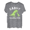 Daddy Saurus Rex Dinosaurier lustiges Papa Vater Geschenk T-Shirt