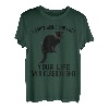I Don't Bring Bad Luck Lustiger Spruch Schwarze Katze Kätzchen Liebhaber T-Shirt