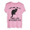 I Don't Bring Bad Luck Lustiger Spruch Schwarze Katze Kätzchen Liebhaber T-Shirt