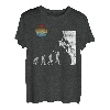 Klettern Bouldern Evolution Bergsteigen Geschenk T-Shirt