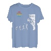 Klettern Bouldern Evolution Bergsteigen Geschenk T-Shirt