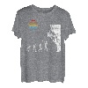 Klettern Bouldern Evolution Bergsteigen Geschenk T-Shirt