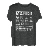Herren Vorname Marco Lustiger Spruch Humor T-Shirt