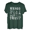 Herren Vorname Marco Lustiger Spruch Humor T-Shirt