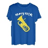 Heavy Metal - lustiges Bariton/ lustiges Euphonium T-Shirt