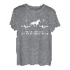 Pferd Herzschlag Hengst Pferdesport Reiter Reiten Geschenk T-Shirt
