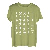Jäger Landwirt Jagen Fußspuren Tierspuren Tiere Geschenk T-Shirt