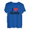 I Love Daddy Mit Herz Für Vatertag Vater Ich Liebe Papa Dad T-Shirt