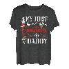 My First Christmas As Daddy Matching Family Lustige Weihnachtsgeschenke T-Shirt
