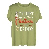 My First Christmas As Daddy Matching Family Lustige Weihnachtsgeschenke T-Shirt