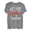 My First Christmas As Daddy Matching Family Lustige Weihnachtsgeschenke T-Shirt