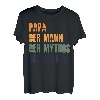 Herren Papa Mythos Legende Vater Geburtstag Weihnachten Geschenk T-Shirt