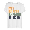 Herren Papa Mythos Legende Vater Geburtstag Weihnachten Geschenk T-Shirt