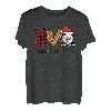Peace Love Husky Weihnachtsbaum Lichter Hundeliebhaber Weihnachtsmann Xmas T-Shirt