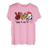 Peace Love Husky Weihnachtsbaum Lichter Hundeliebhaber Weihnachtsmann Xmas T-Shirt