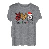 Peace Love Husky Weihnachtsbaum Lichter Hundeliebhaber Weihnachtsmann Xmas T-Shirt