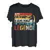 Herren Papa Tennis Legende Lustiges Retro Tennisspieler Vatertag T-Shirt