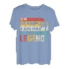 Herren Papa Tennis Legende Lustiges Retro Tennisspieler Vatertag T-Shirt