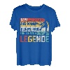 Herren Papa Tennis Legende Lustiges Retro Tennisspieler Vatertag T-Shirt