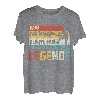 Herren Papa Tennis Legende Lustiges Retro Tennisspieler Vatertag T-Shirt